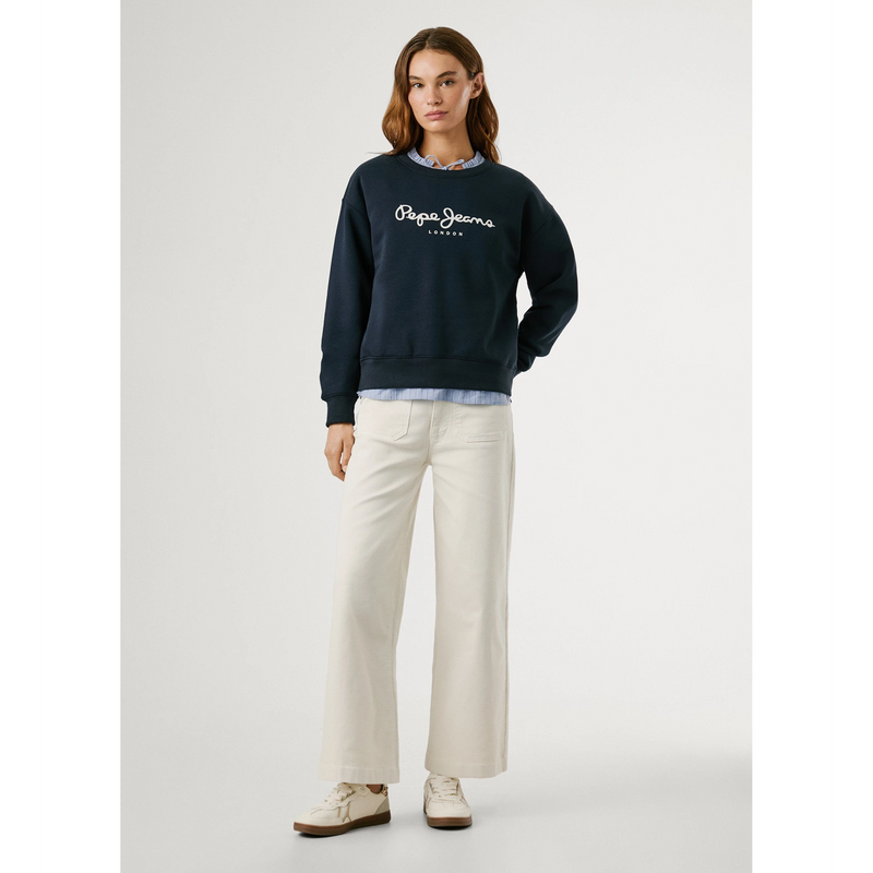 Navy Pepe Printed Sweatshirt | Montivo Pakistan