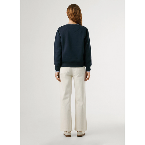 Navy Pepe Printed Sweatshirt | Montivo Pakistan