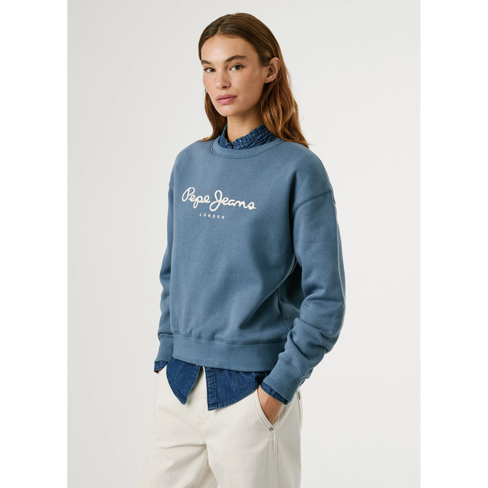 Blue Pepe Printed Sweatshirt | Montivo Pakistan