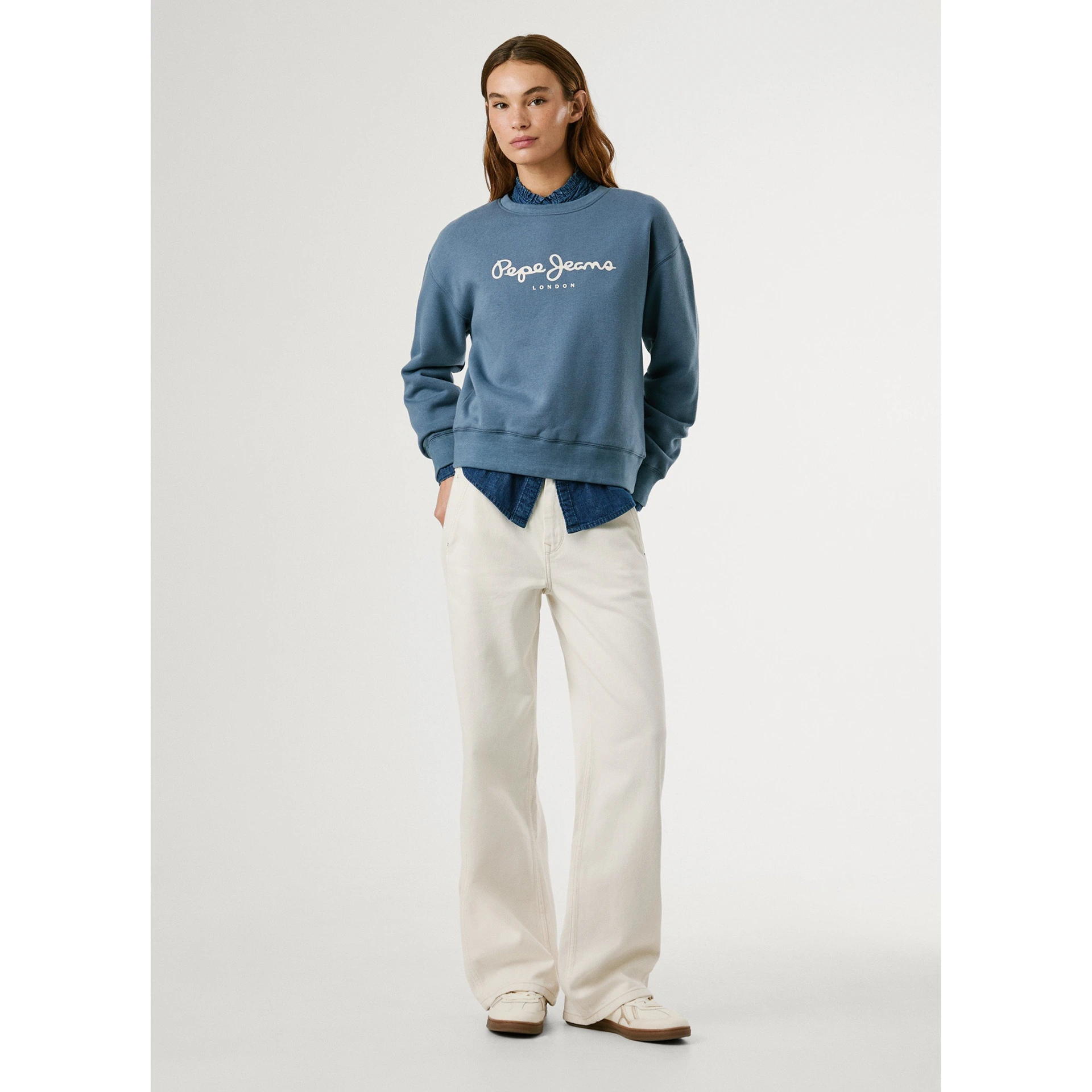 Blue Pepe Printed Sweatshirt | Montivo Pakistan