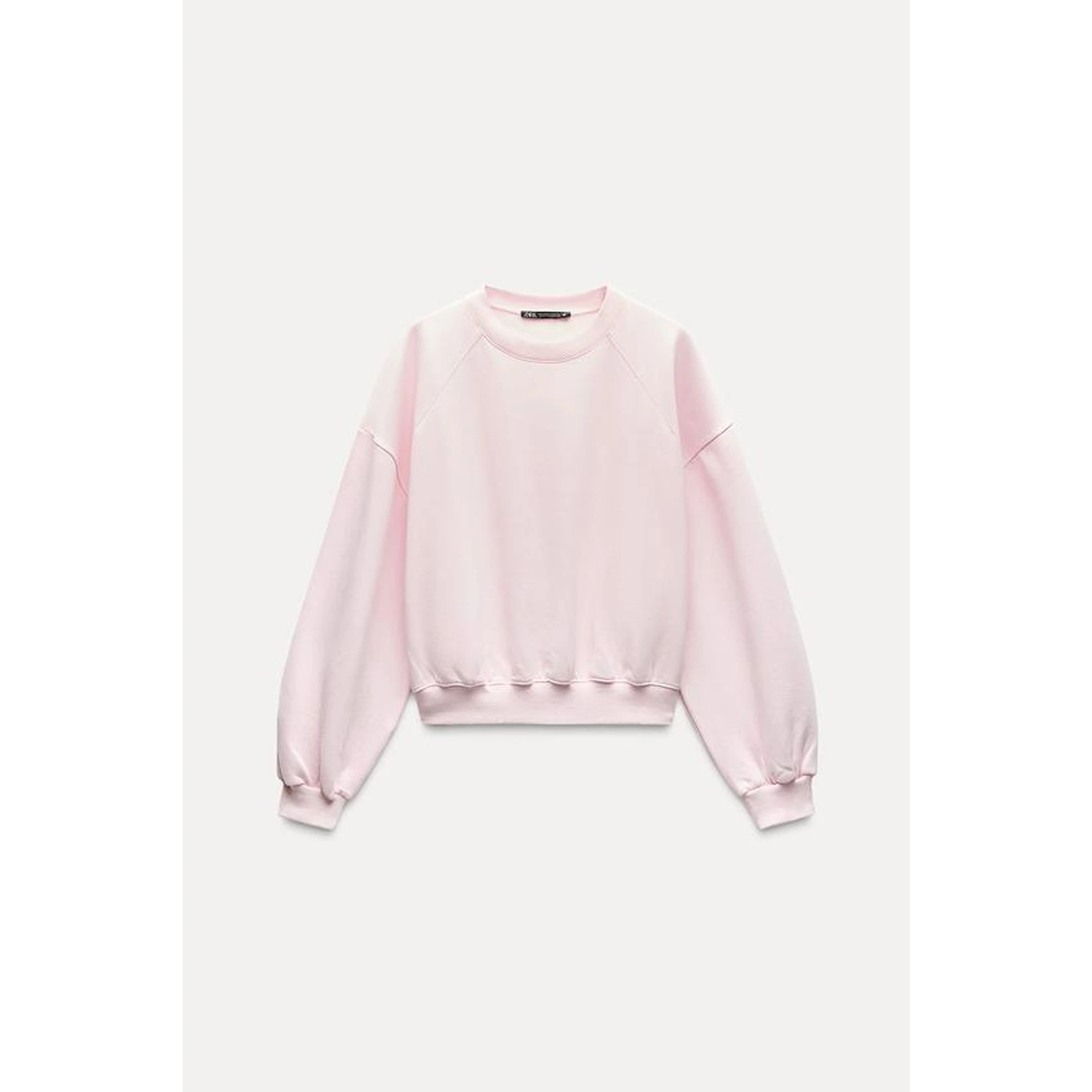 Pink Puff Sleeves Oversized Sweatshirt | Montivo Pakistan