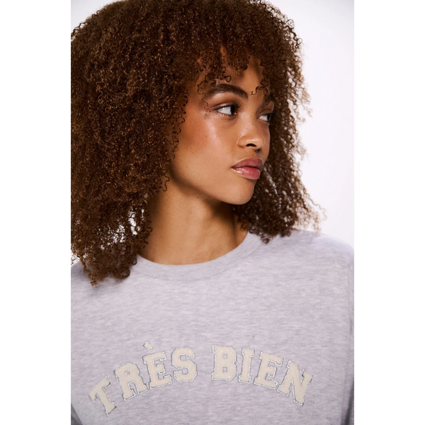 Grey Tres Bien Sweatshirt | Montivo Pakistan