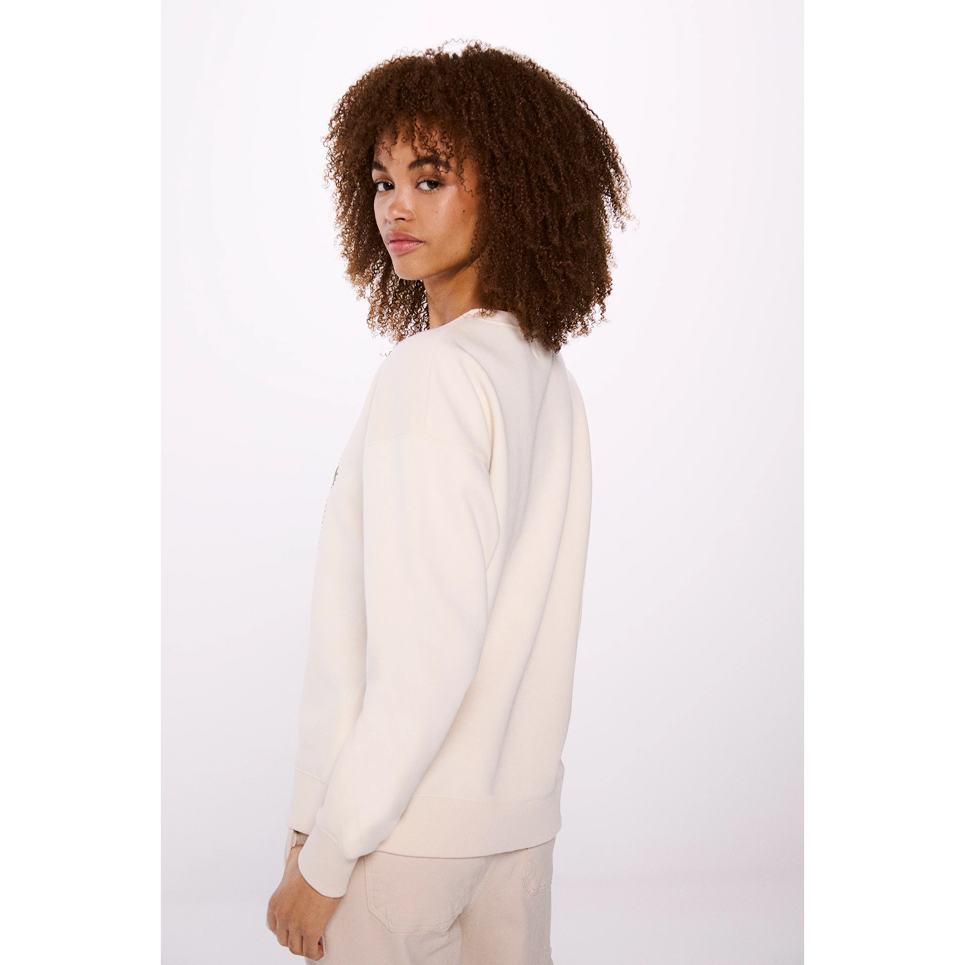 Always Better Off-White Oversized Sweatshirt | Montivo Pakistan