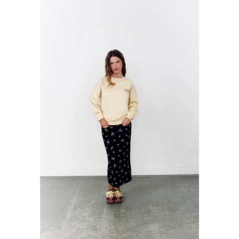 Lemon Printed Oversized Sweatshirt | Montivo Pakistan