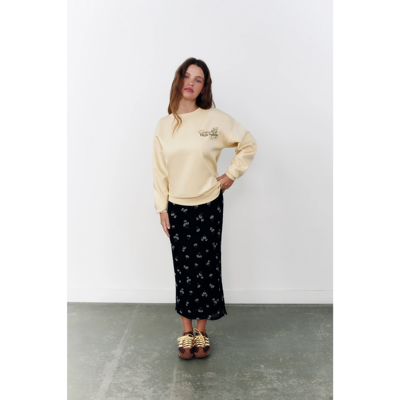 Lemon Printed Oversized Sweatshirt | Montivo Pakistan