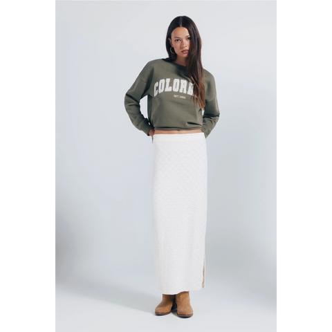 Colorado Olive Oversized Sweatshirt | Montivo Pakistan