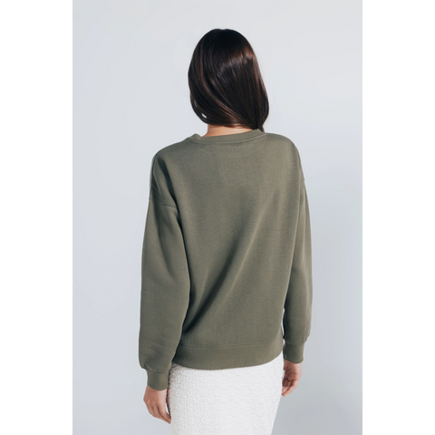 Colorado Olive Oversized Sweatshirt | Montivo Pakistan