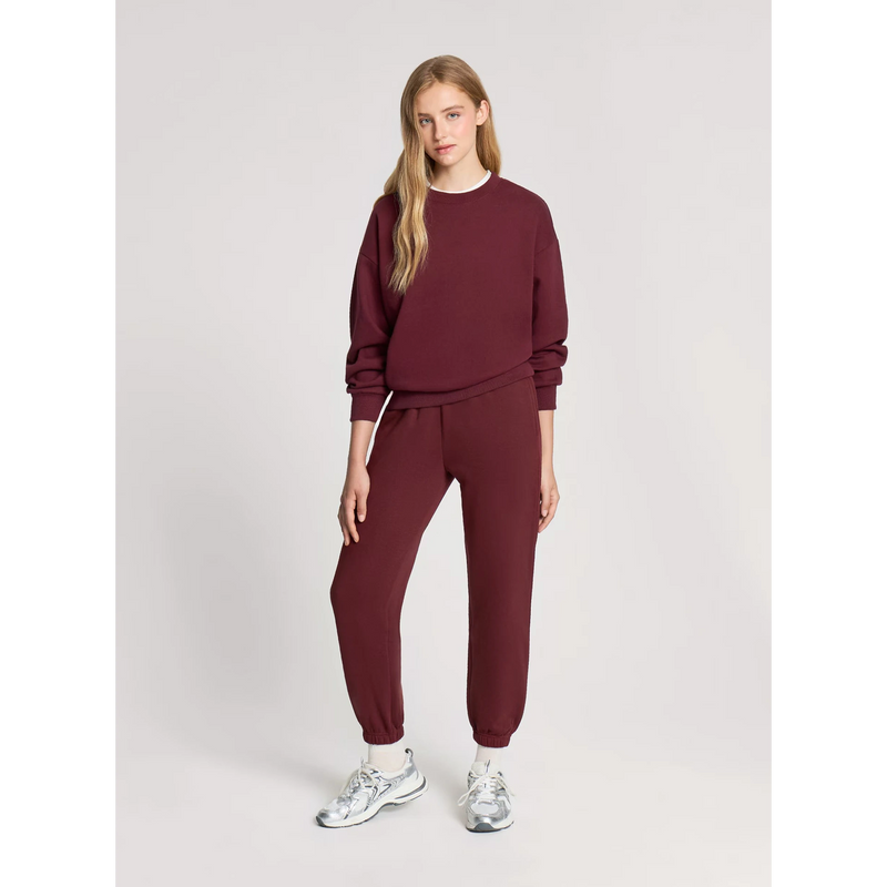 Burgundy Oversized Basic Sweatshirt | Montivo Pakistan