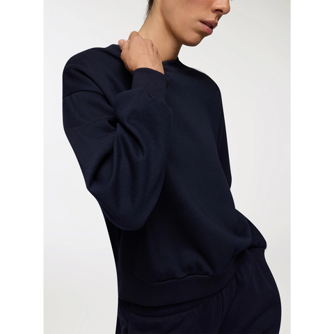 Navy Oversized Basic Sweatshirt | Montivo Pakistan