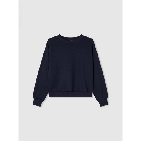 Navy Oversized Basic Sweatshirt | Montivo Pakistan