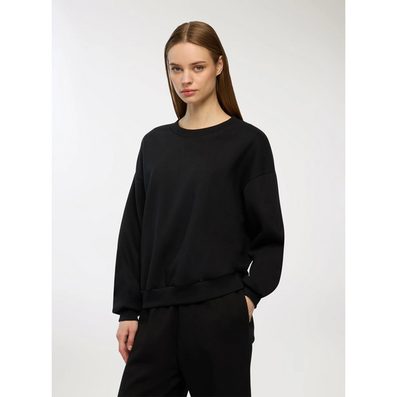 Black Oversized Basic Sweatshirt | Montivo Pakistan