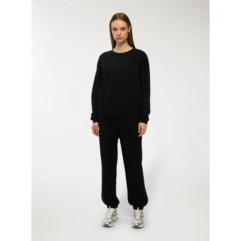 Black Oversized Basic Sweatshirt | Montivo Pakistan