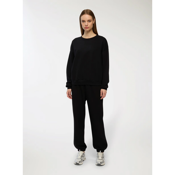 Black Oversized Basic Sweatshirt | Montivo Pakistan