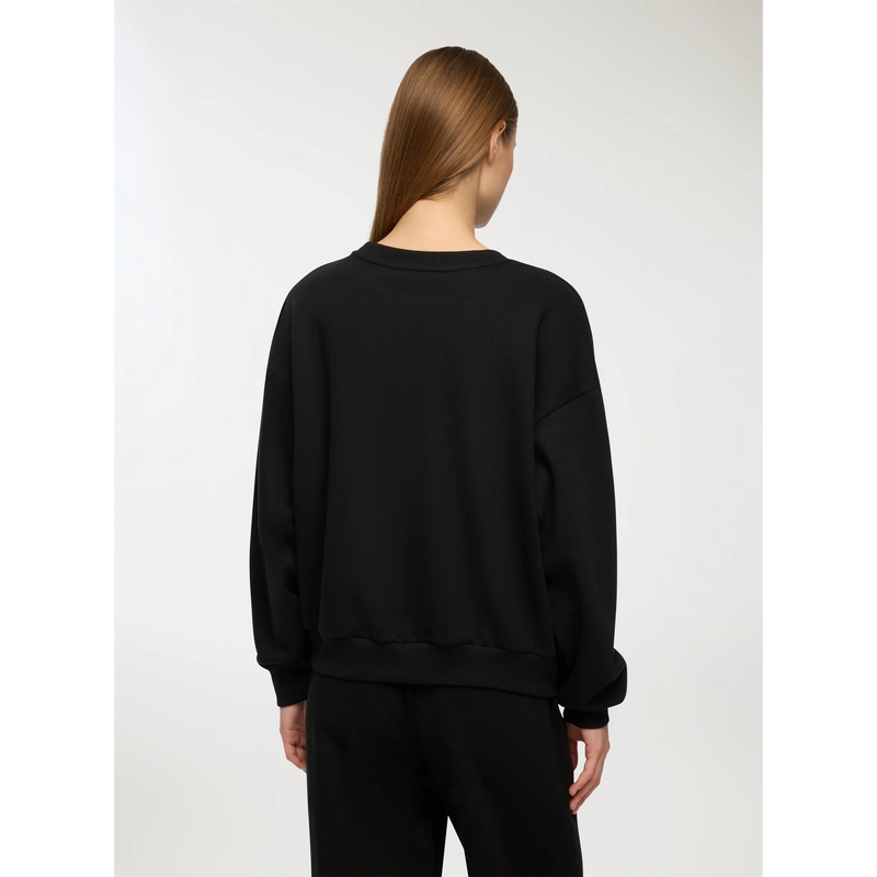 Black Oversized Basic Sweatshirt | Montivo Pakistan