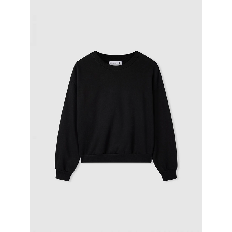 Black Oversized Basic Sweatshirt | Montivo Pakistan