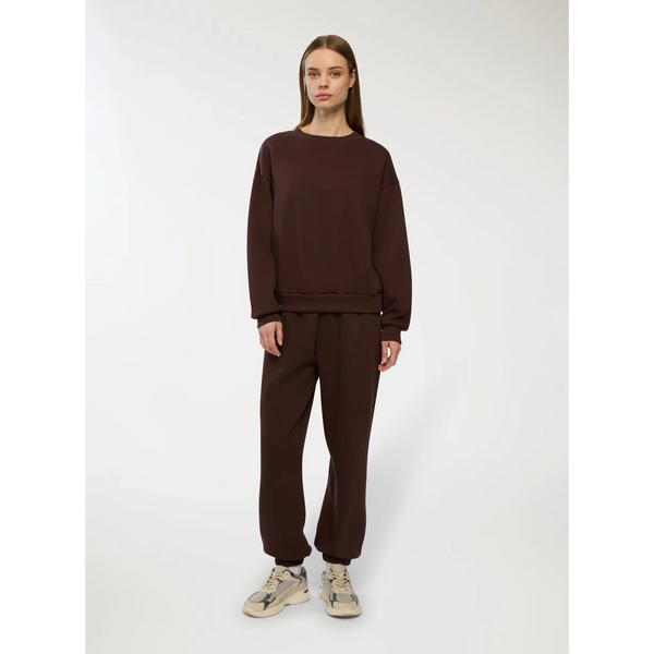 Brown Oversized Basic Sweatshirt | Montivo Pakistan