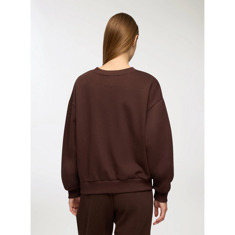 Brown Oversized Basic Sweatshirt | Montivo Pakistan