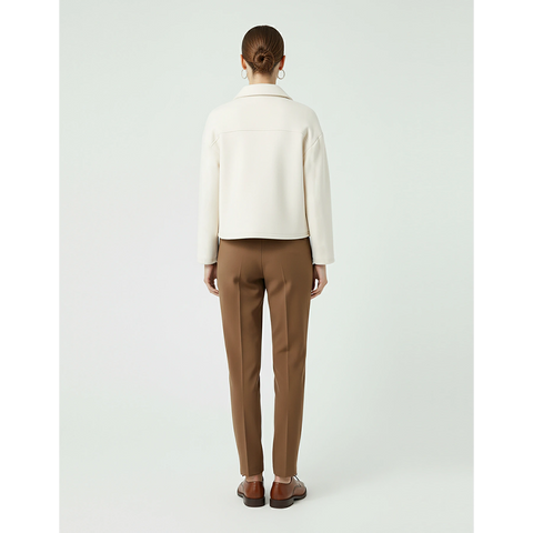 Cream Button Down Coat Jacket | Montivo Pakistan