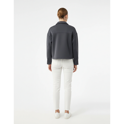 Dark Grey Button Down Coat Jacket | Montivo Pakistan