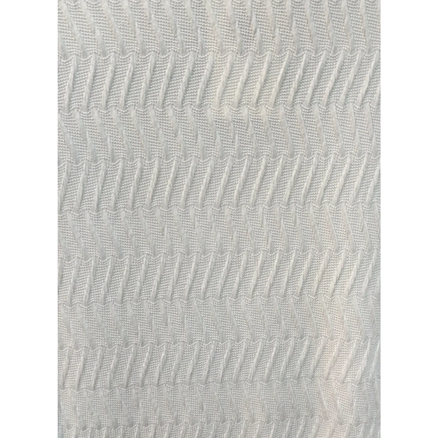 White Textured Crew Neck Jumper | Montivo Pakistan