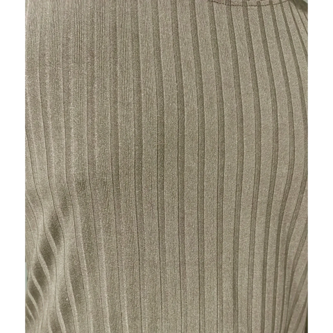 Beige Drop Needle Crew Neck Jumper | Montivo Pakistan