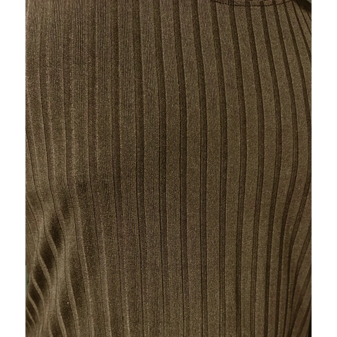 Brown Drop Needle Crew Neck Jumper | Montivo Pakistan