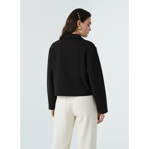 Black Zipper Coat Jacket | Montivo Pakistan