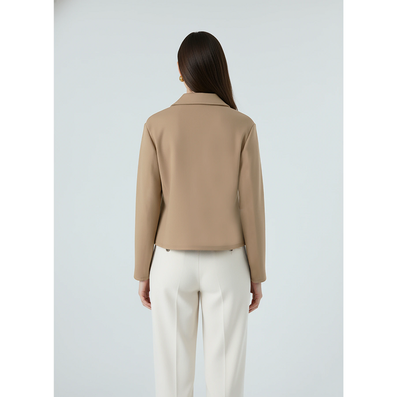 Brown Zipper Coat Jacket | Montivo Pakistan