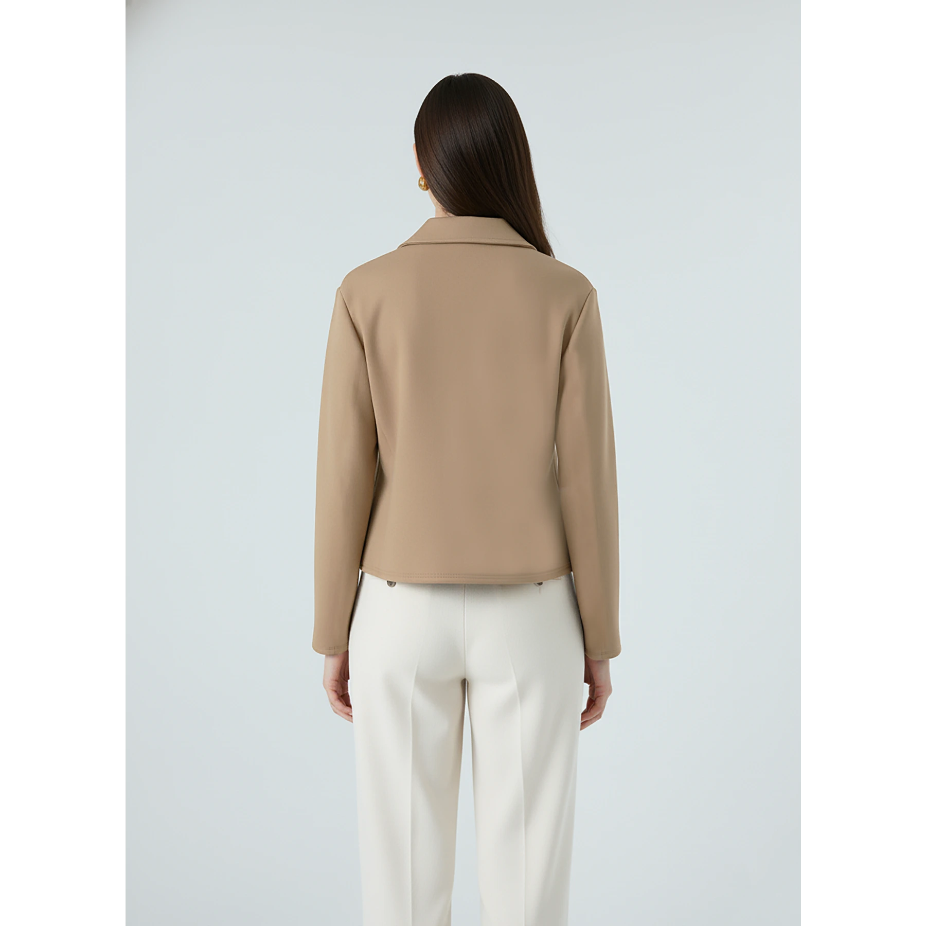 Brown Zipper Coat Jacket | Montivo Pakistan