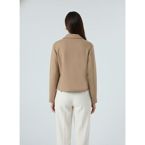 Brown Zipper Coat Jacket | Montivo Pakistan