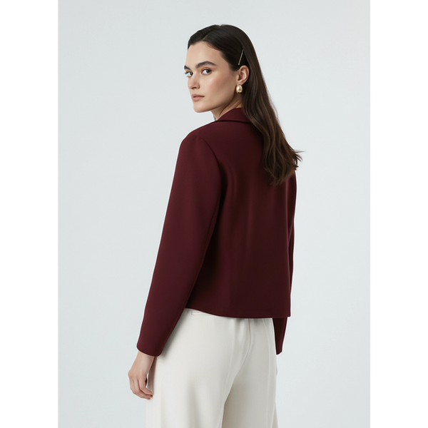 Maroon Zipper Coat Jacket | Montivo Pakistan