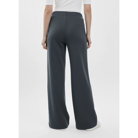 Grey Front Seam Extra Wide Leg Trousers | Montivo Pakistan