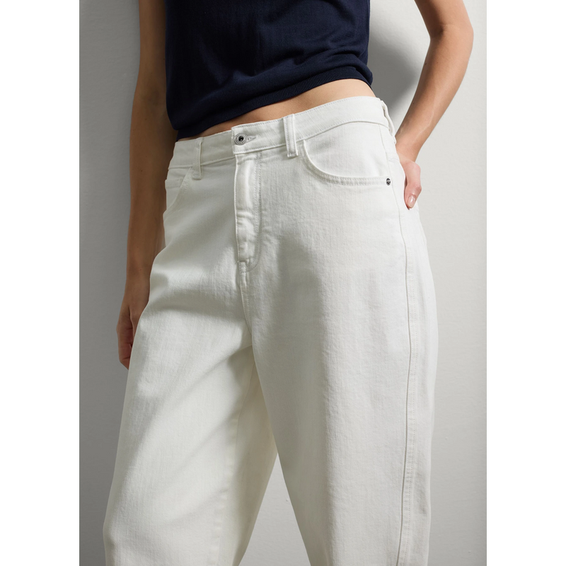 White Baggy Balloon Fit Jeans | Montivo Pakistan