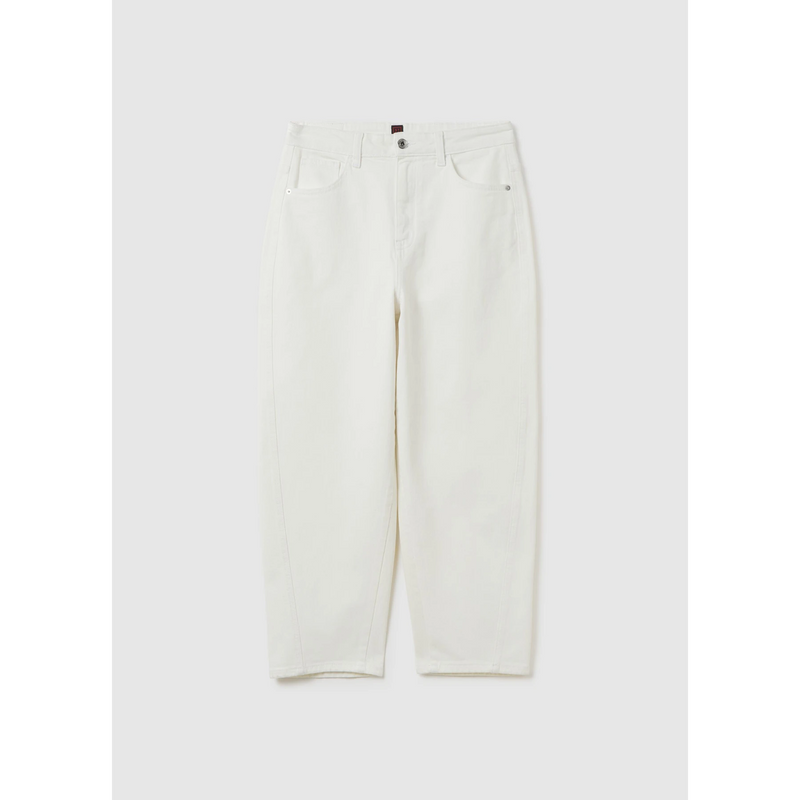 White Baggy Balloon Fit Jeans | Montivo Pakistan