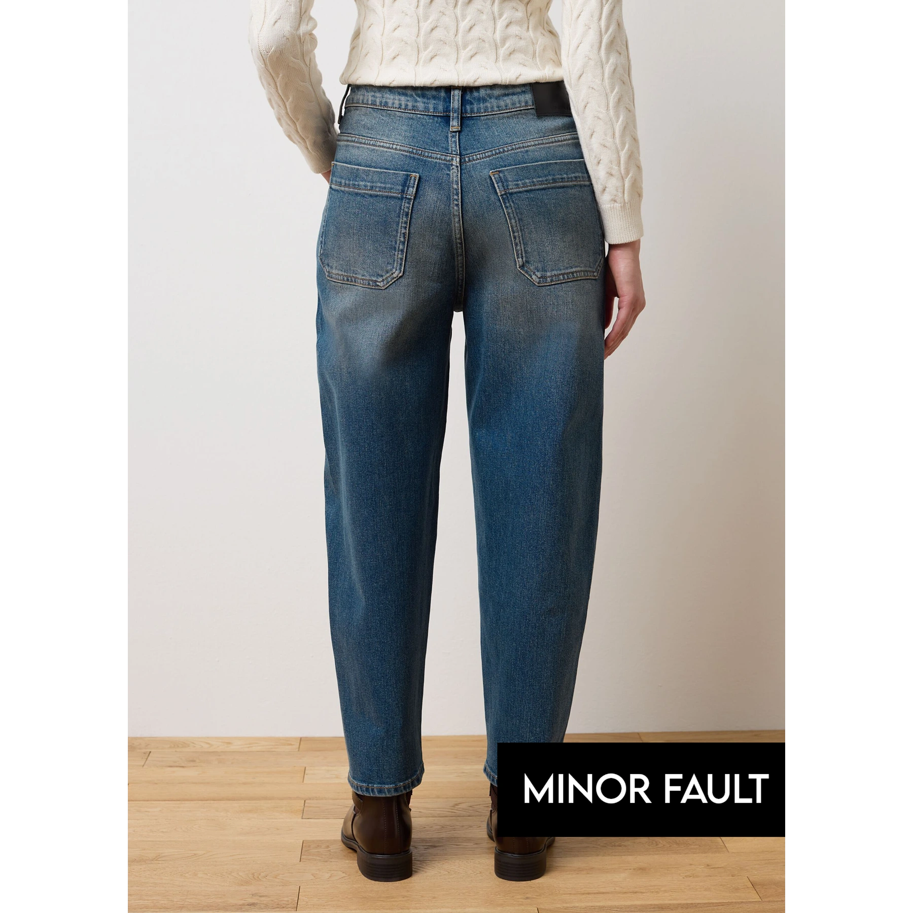 (Minor Fault) Vintage Balloon Jeans with Stretch | Montivo Pakistan