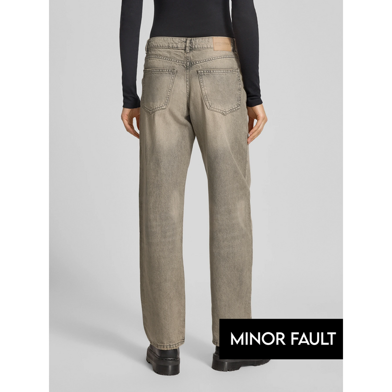 (Minor Fault) Vintage Grey Baggy Fit Jeans | Montivo Pakistan