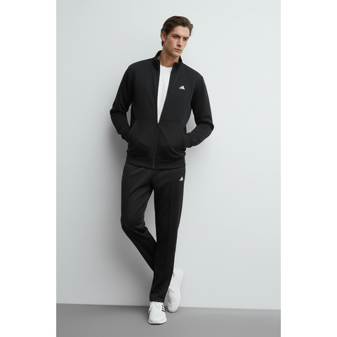 Black Mock Neck Sports Zipper | Montivo Pakistan