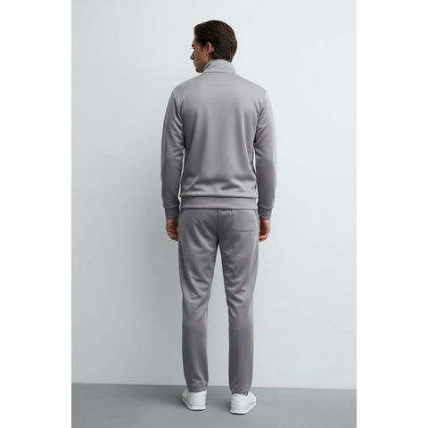 Grey Mock Neck Sports Zipper | Montivo Pakistan