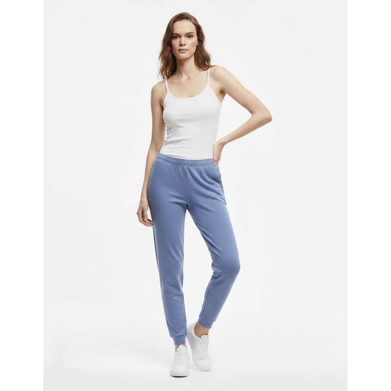 Cyan Blue Jersey Nightwear Trousers | Montivo Pakistan