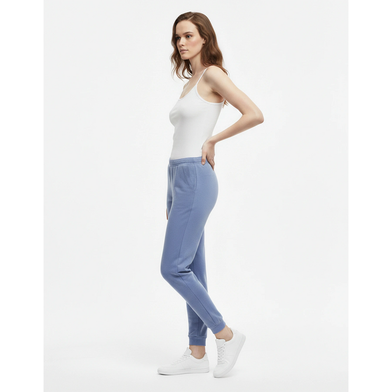 Cyan Blue Jersey Nightwear Trousers | Montivo Pakistan