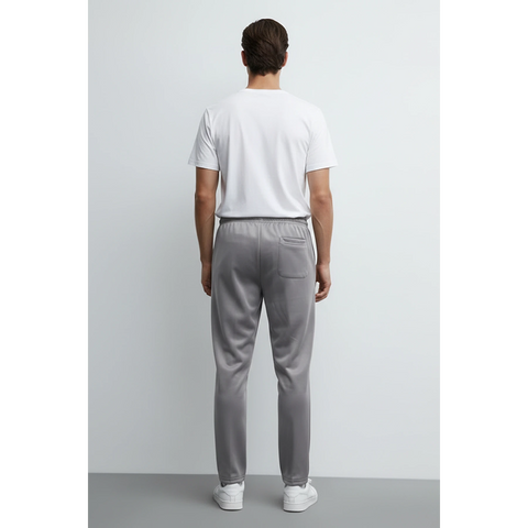 Grey Front Seam Sports Trousers