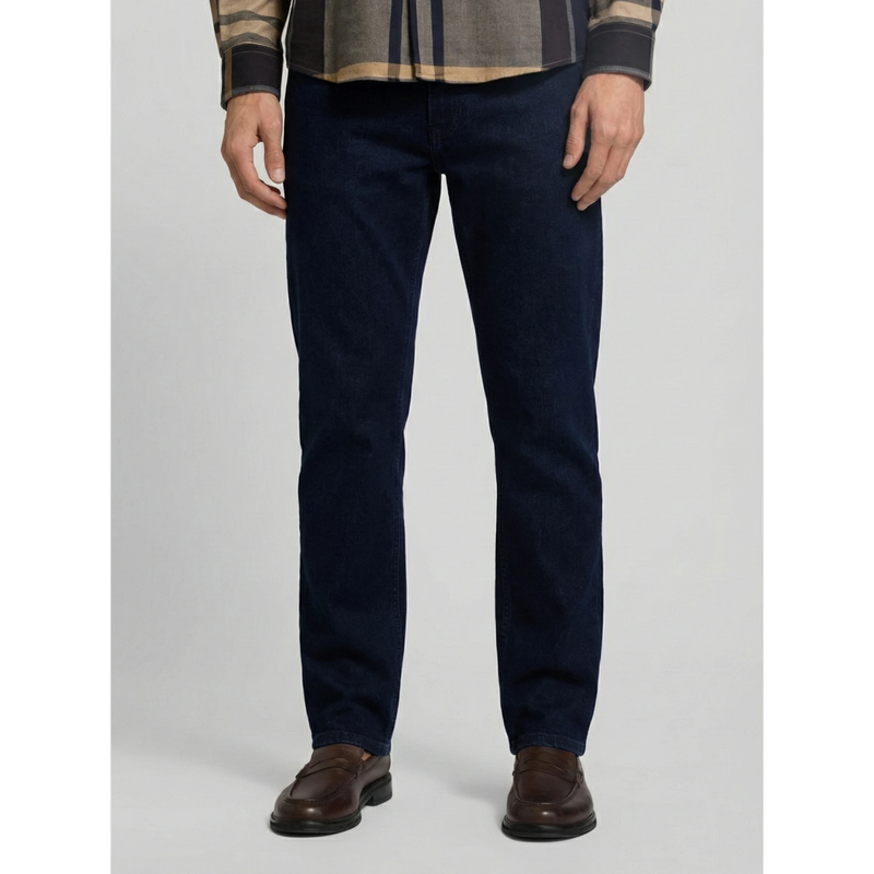Dark Blue Relaxed Regular Fit Jeans | Montivo Pakistan