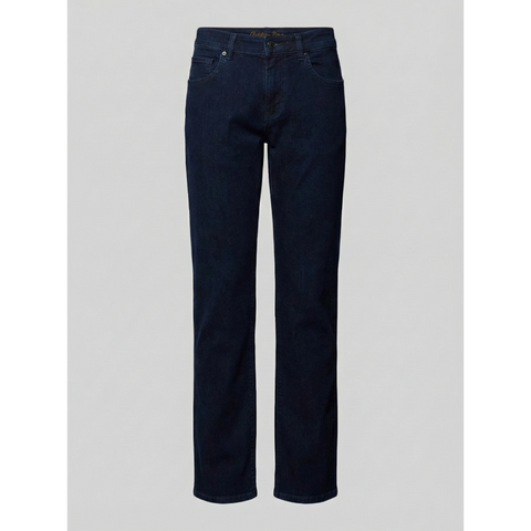 Dark Blue Relaxed Regular Fit Jeans | Montivo Pakistan