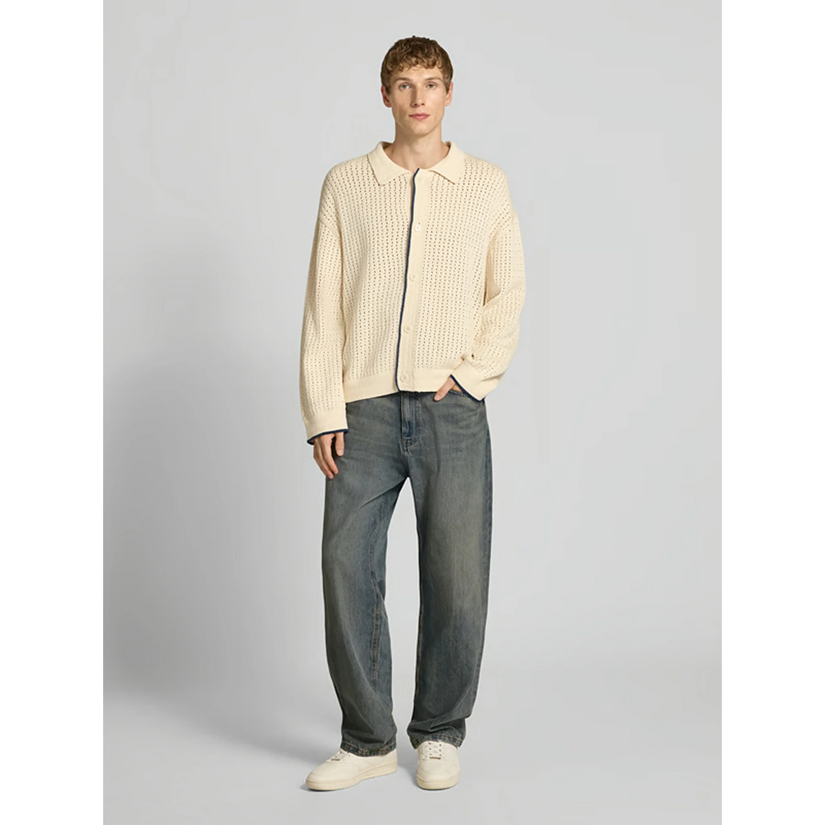 Vintage Blue Baggy Fit Jeans | Montivo Pakistan