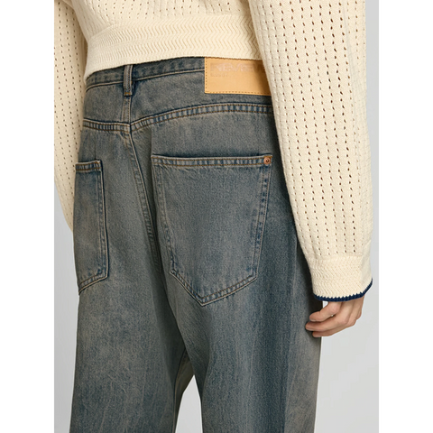 Vintage Blue Baggy Fit Jeans | Montivo Pakistan