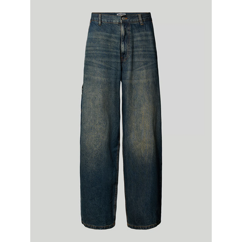 Vitange Blue Baggy French Pockets Jeans | Montivo Pakistan