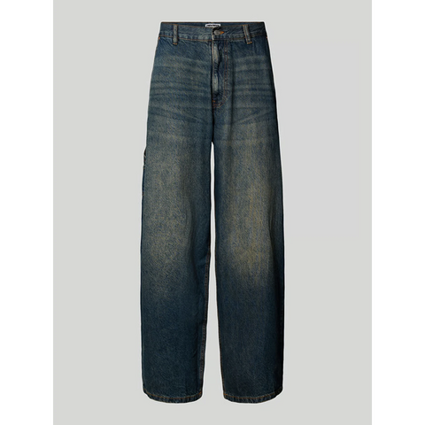 Vitange Blue Baggy French Pockets Jeans