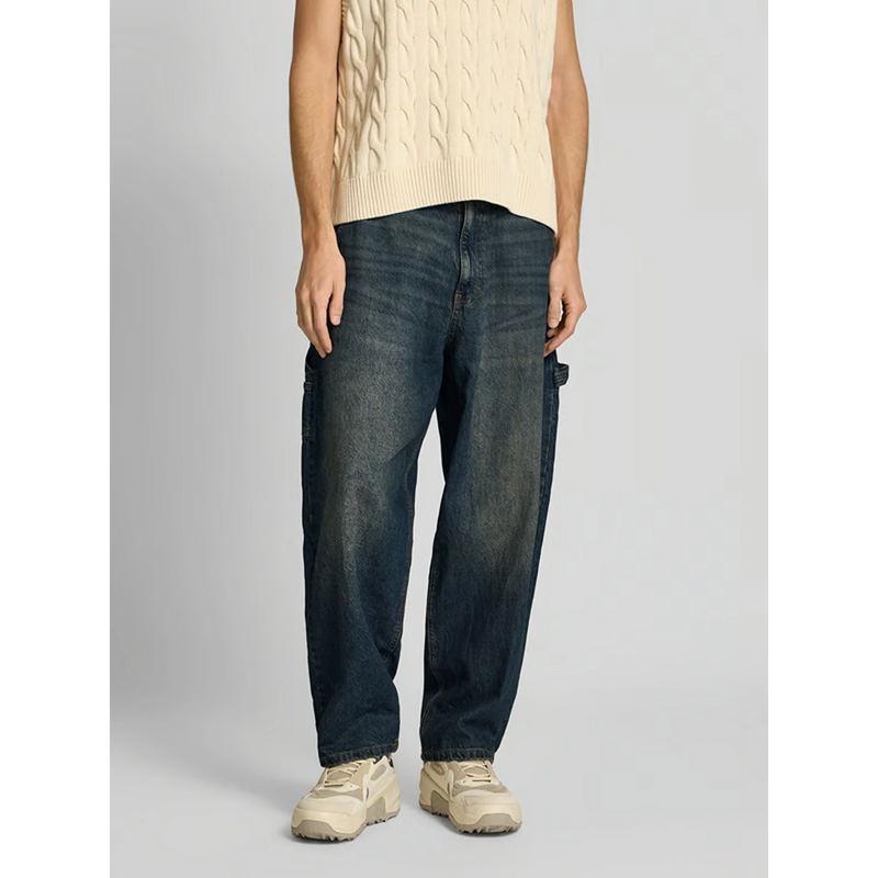 Vitange Blue Baggy French Pockets Jeans | Montivo Pakistan