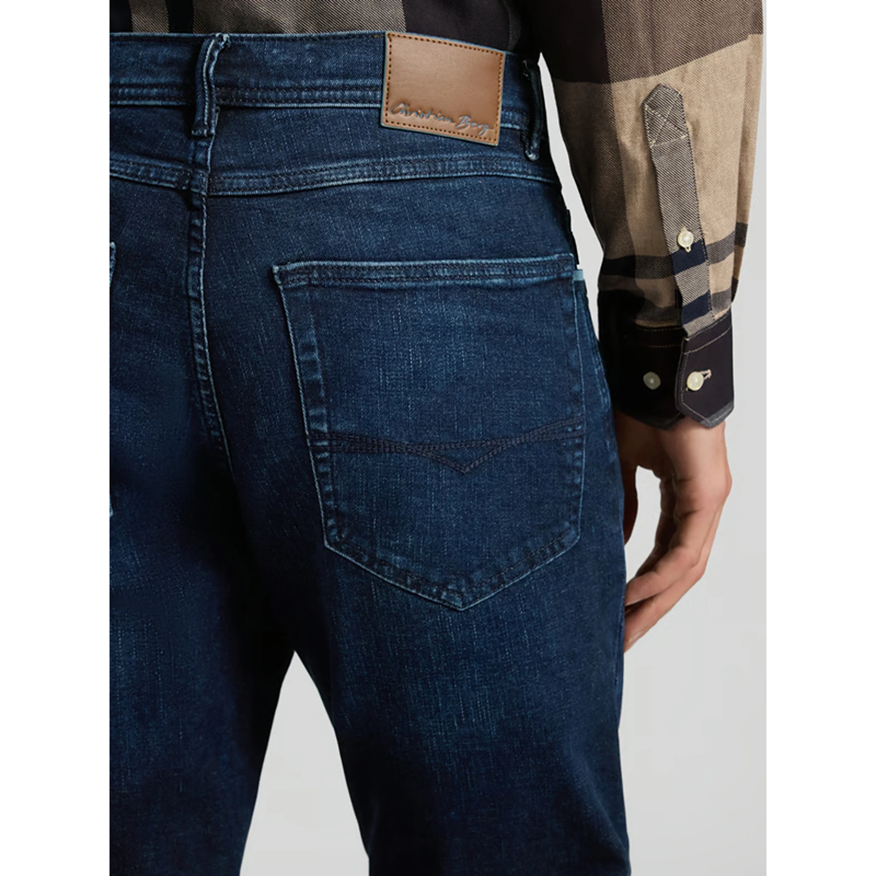 Dark Blue Regular Fit Jeans | Montivo Pakistan