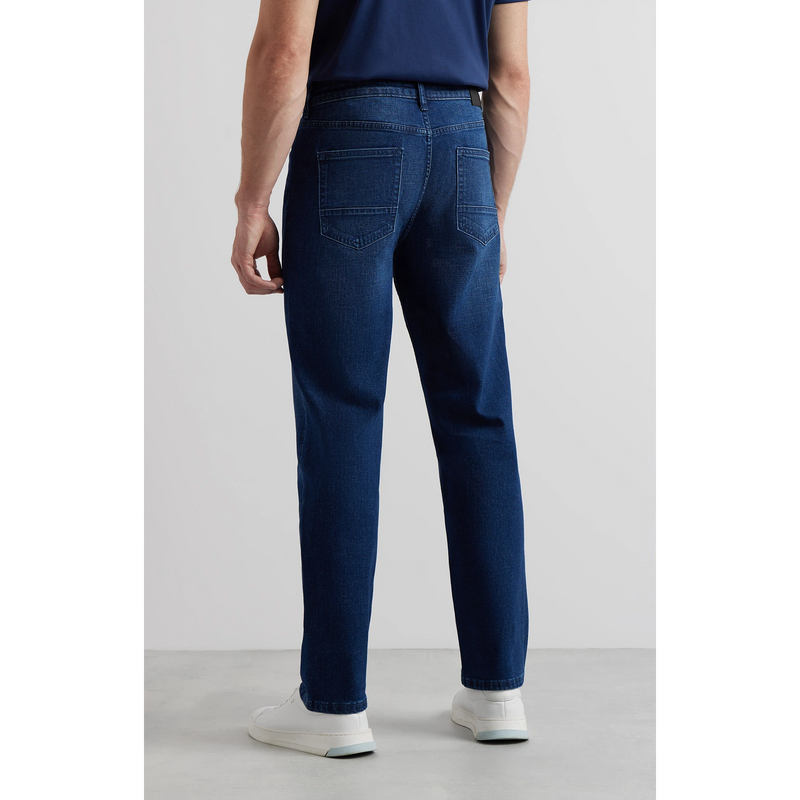 Mid Blue Slim Straight Jeans | Montivo Pakistan